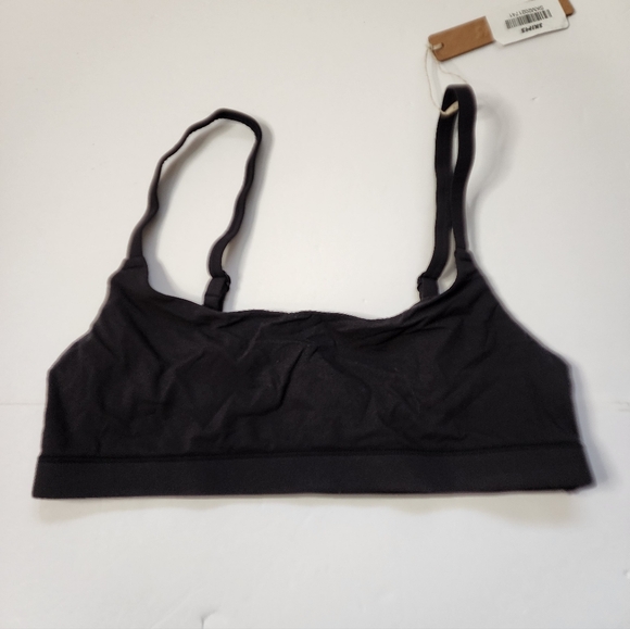 Skims Fits Everybody Scoop Bralette Womens XS Onyx 30D 32A 32B 32C - Picture 4 of 8